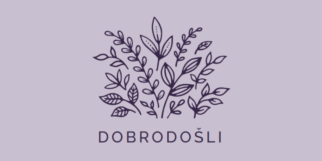 Zdravo purple whimsical-line