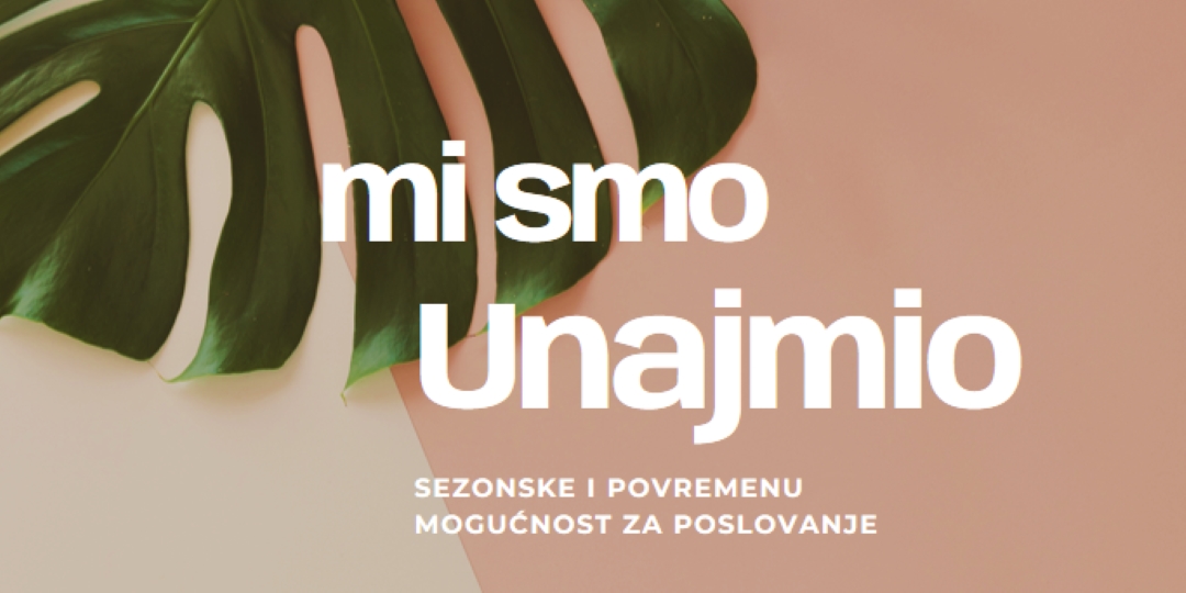 Zapošljavamo sezonske radnike pink modern-simple