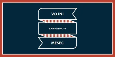 Proslava meseca u vojne pohvale blue modern-simple