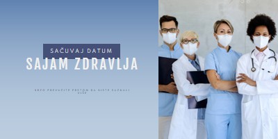 Zdrav život blue modern-simple