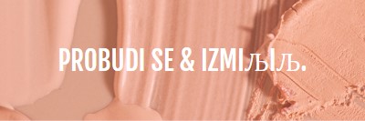 Probudi se & izmiљiљ. pink modern-simple