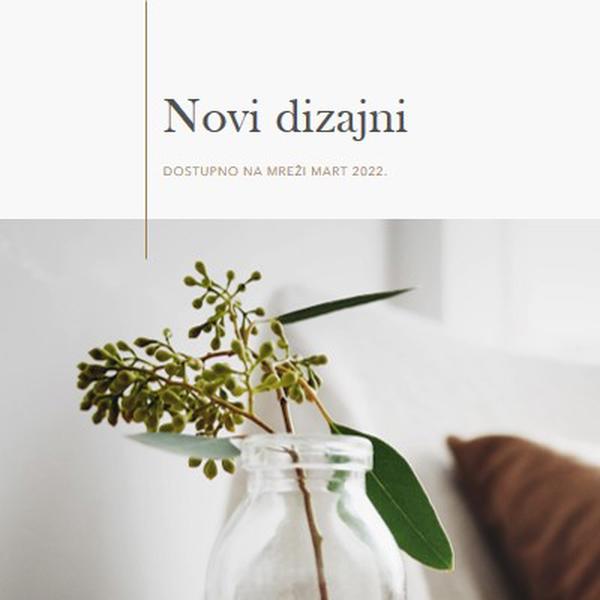 Novi dizajn white modern-simple