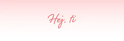 Recite hej pink modern-simple