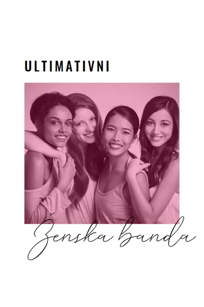 Ženska banda white modern-simple
