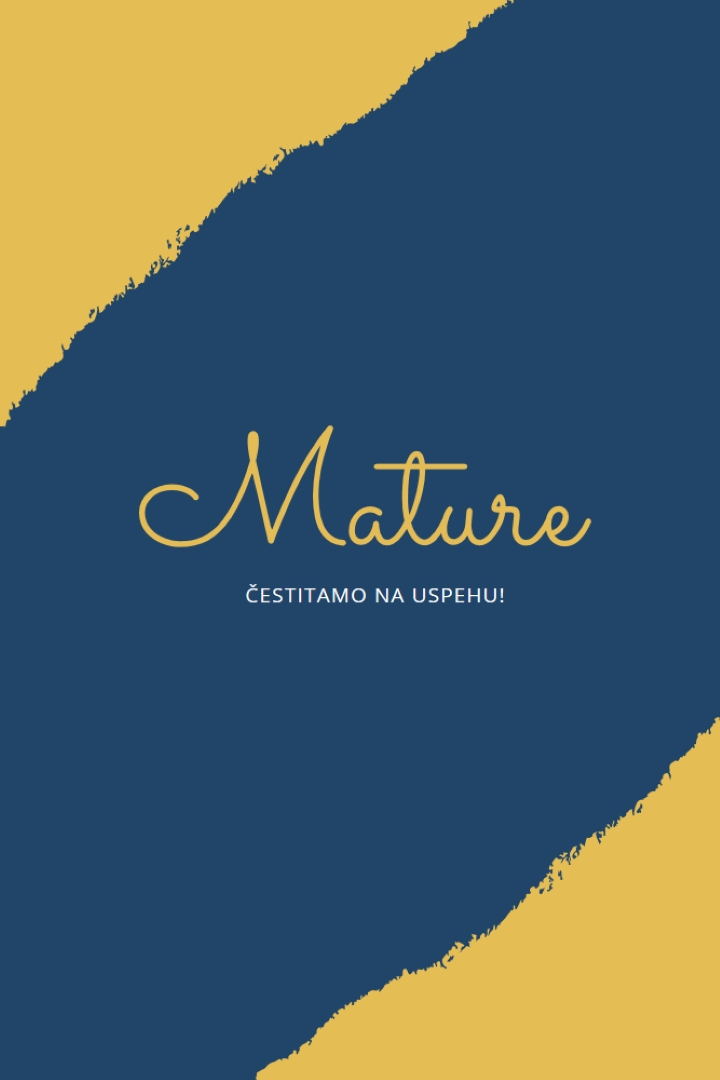 Diplomski ushićenje yellow modern-simple