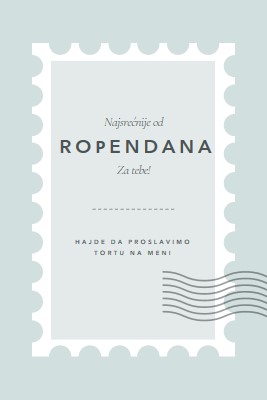 Divan rođendan blue modern-simple