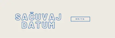 Plavi datum gray whimsical-line