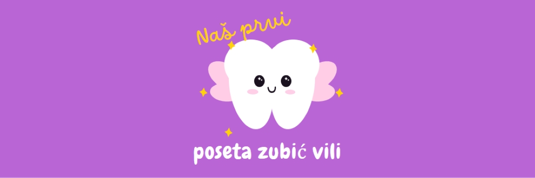 Prva poseta zubić vili purple whimsical-color-block