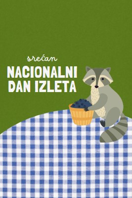 Srećan Nacionalni izlet green whimsical-color-block