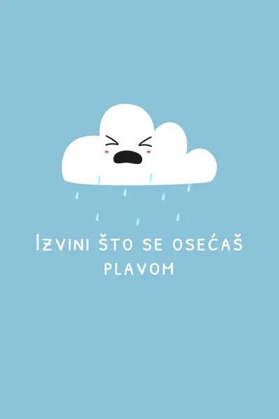Žao nam je što se osećate plavo blue whimsical-color-block