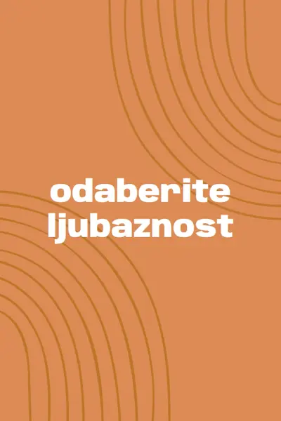 Lepi pozdrav orange organic-simple