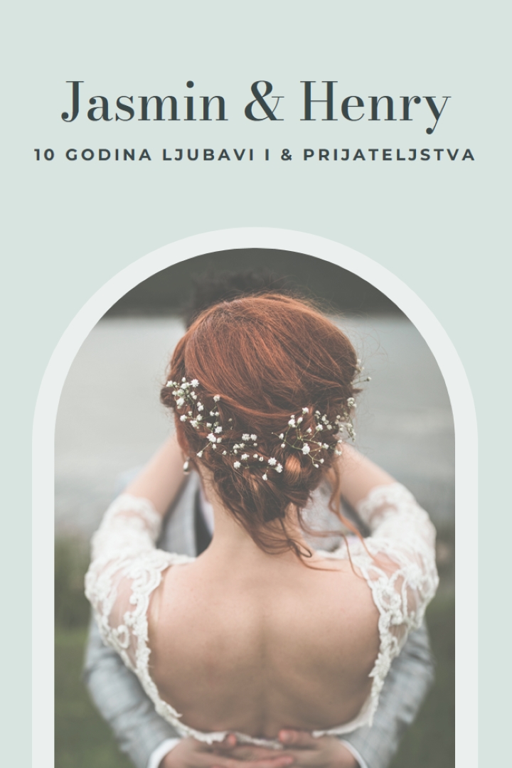 Godine ljubavi i prijateljstva blue modern-simple