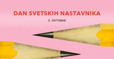 Istaknuti nastavnici pink modern-bold