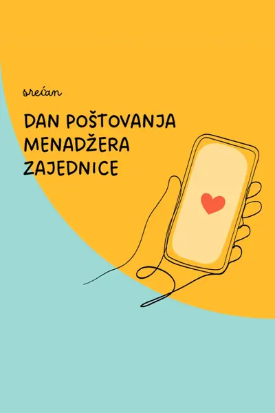 Evo za menadžere zajednice yellow whimsical-line
