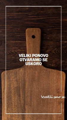 Vratili smo se brown modern-simple