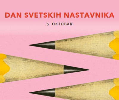 Istaknuti nastavnici pink modern-bold