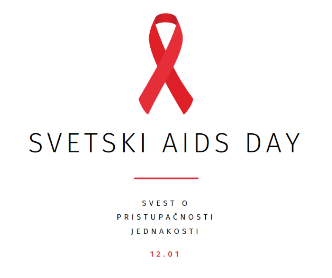 Podizanje svesti o AIDS-u white modern-simple