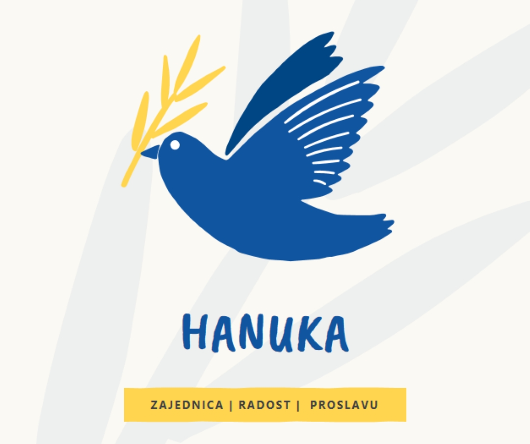 Želje za Hanuku white organic-simple