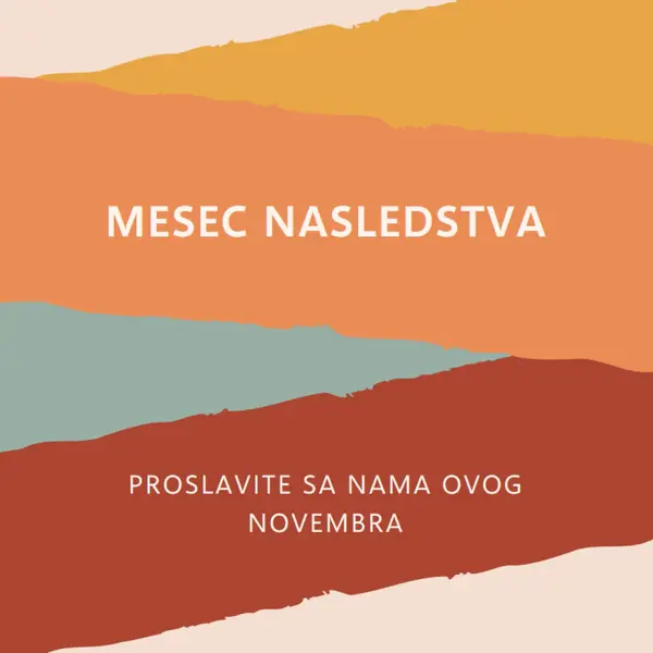 Mesec dana u čast nasledstva indijanstva orange organic-simple