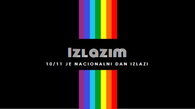 Izlazim black vintage-retro