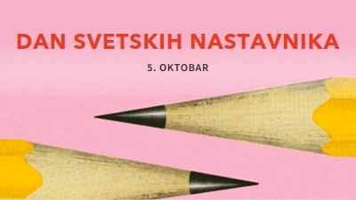 Istaknuti nastavnici pink modern-bold