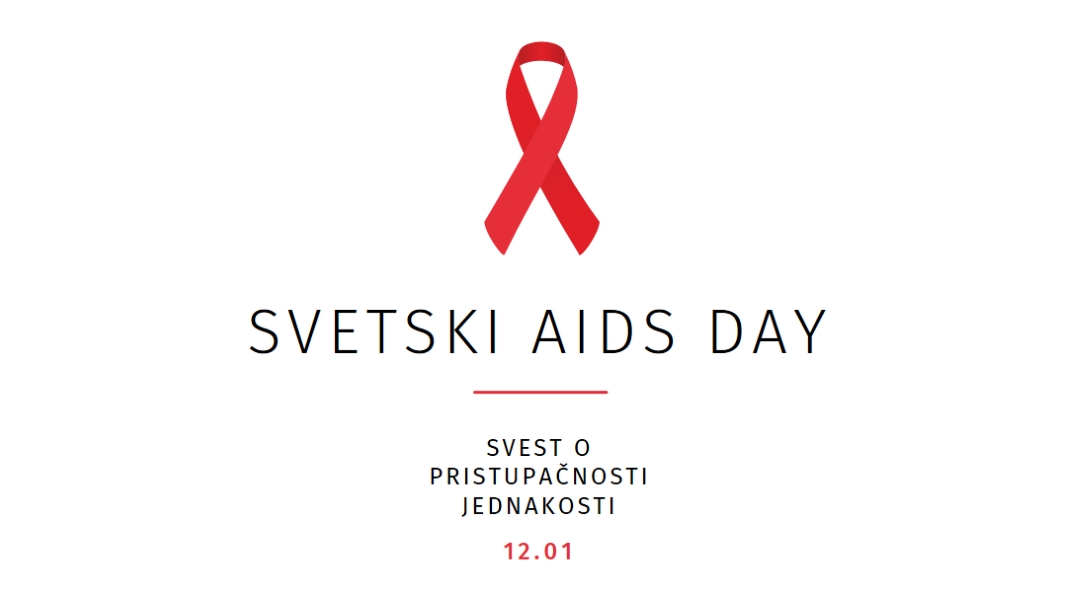Podizanje svesti o AIDS-u white modern-simple