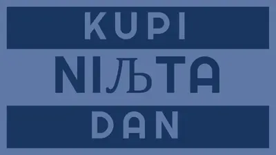 Stanite i nemojte kupi blue modern-bold