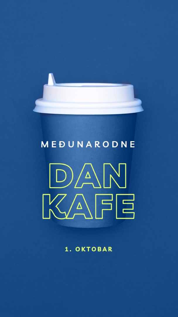 Kultura kafe blue modern-bold