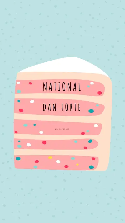 Parče torte pink whimsical-color-block