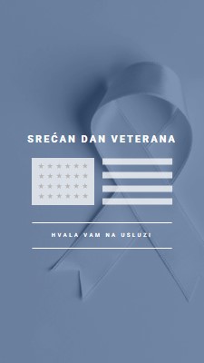 Počastvovanje američkih veterana gray modern-simple