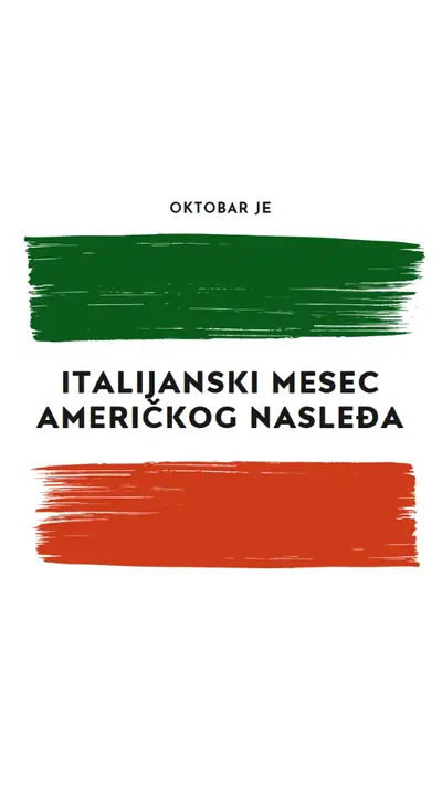 Proslava italijanskog američkog nasleđa white modern-bold