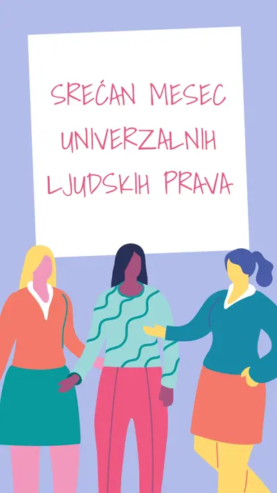 Jednakost je univerzalna blue whimsical-color-block