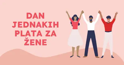 Ura za jednaku platu pink modern-color-block