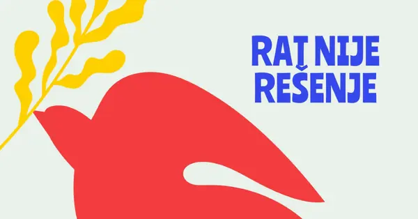Zadržite mir red vintage-retro