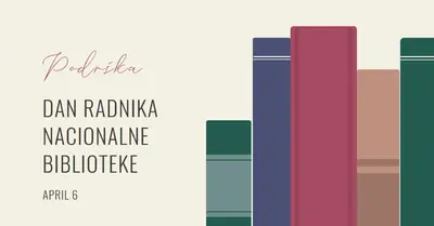 Podrška za radnike u biblioteci green modern-simple