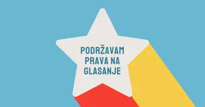 Neka se vaš glas obratite blue modern-color-block