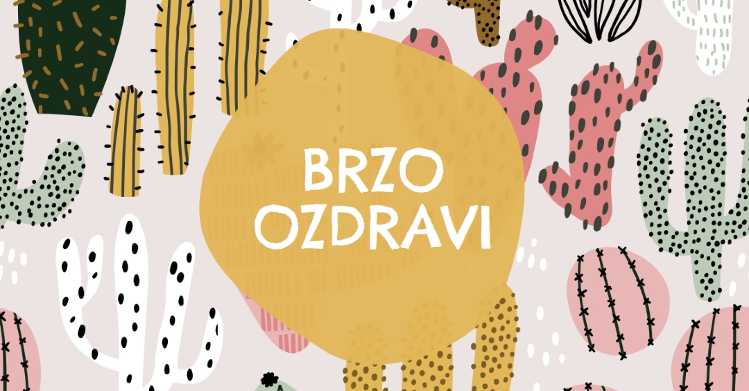 Kaktus ћrtava gray whimsical-color-block