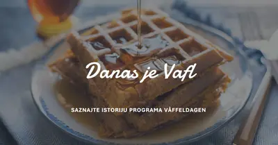 Danas je Vafl blue modern-simple