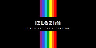 Izlazim black vintage-retro