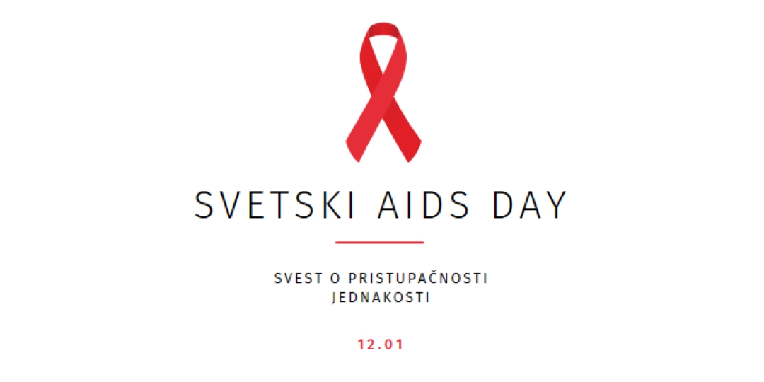Podizanje svesti o AIDS-u white modern-simple