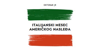 Proslava italijanskog američkog nasleđa white modern-bold