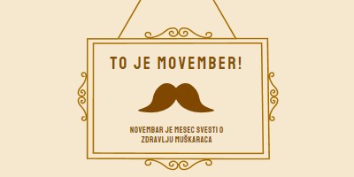 Brci za novembar brown vintage-retro