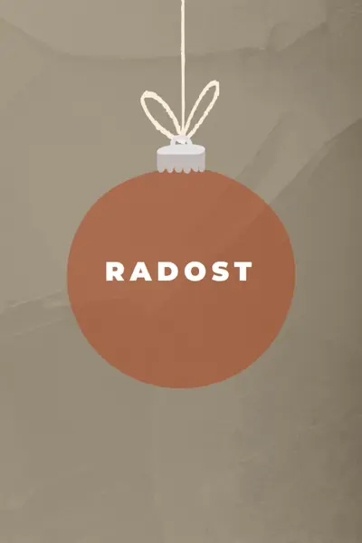 Na bauble orange whimsical-color-block