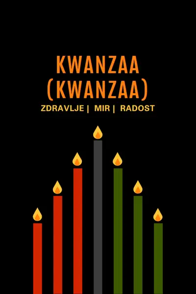 Kwanza želja black modern-color-block