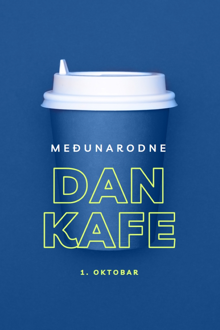 Kultura kafe blue modern-bold