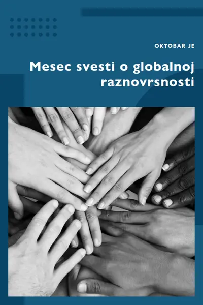 Mesec svesti o globalnoj raznovrsnosti blue modern-geometric-&-linear