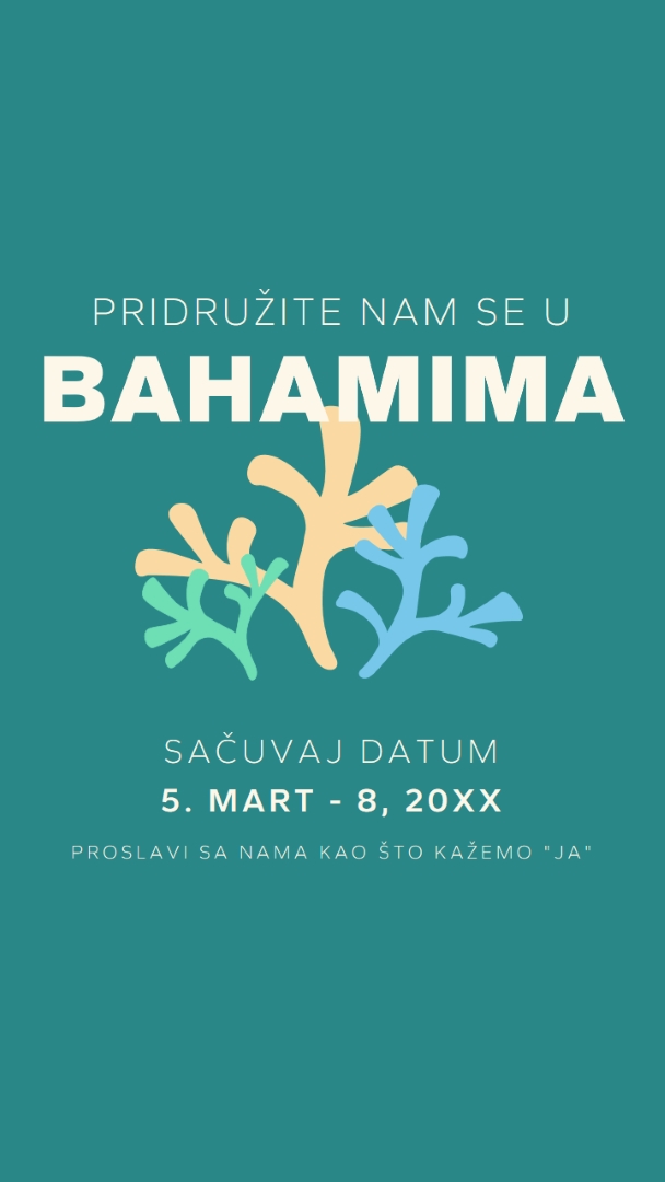 Budite deo našeg venčanja green modern,typographic,