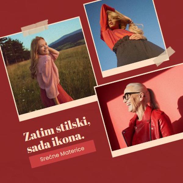 Stilizovani Materice red collage,photo,dynamic,multi-photo,multi-image,montage