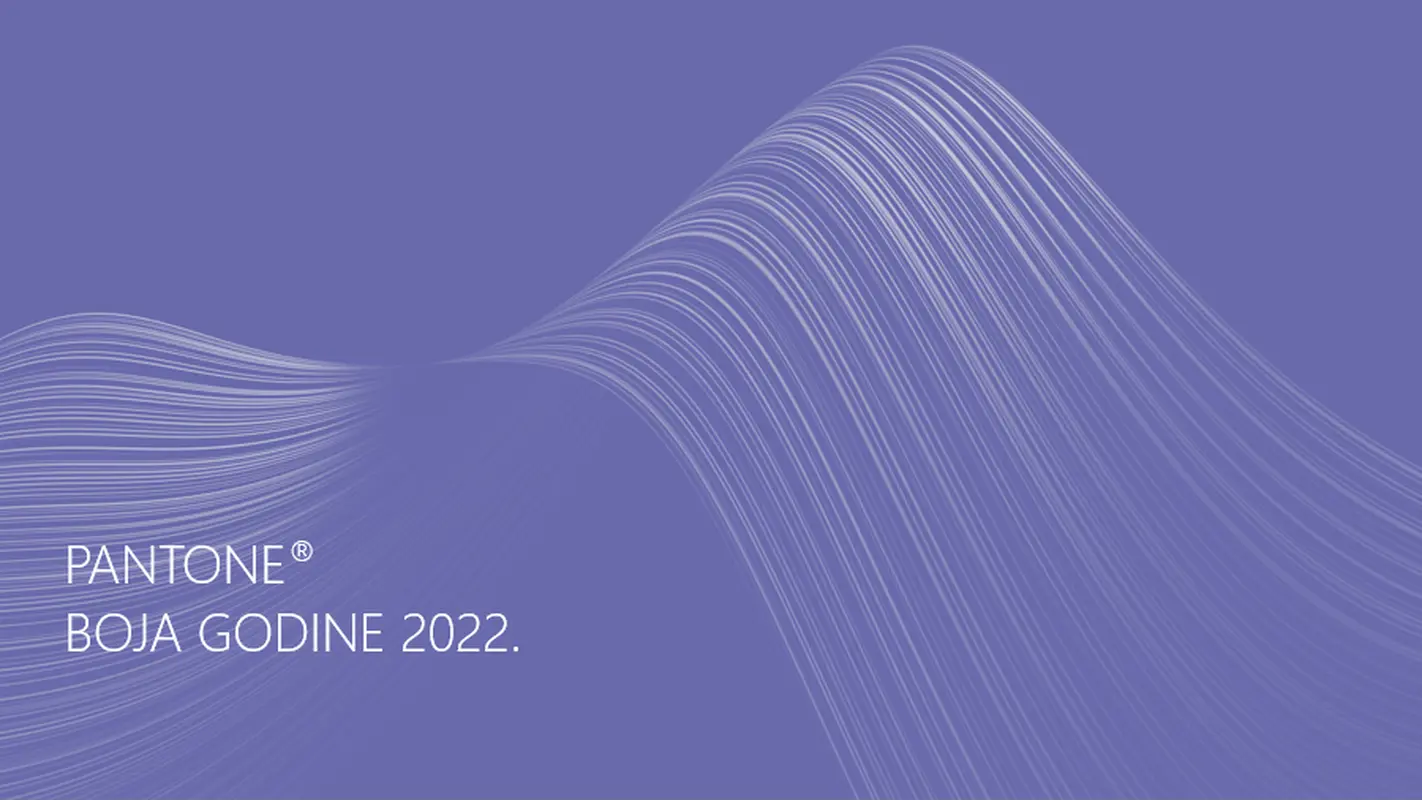 Pantone boja za 2022. godinu modern-simple