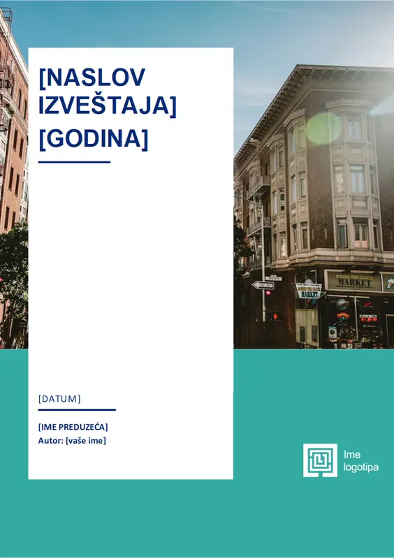 Izveštaj  modern simple